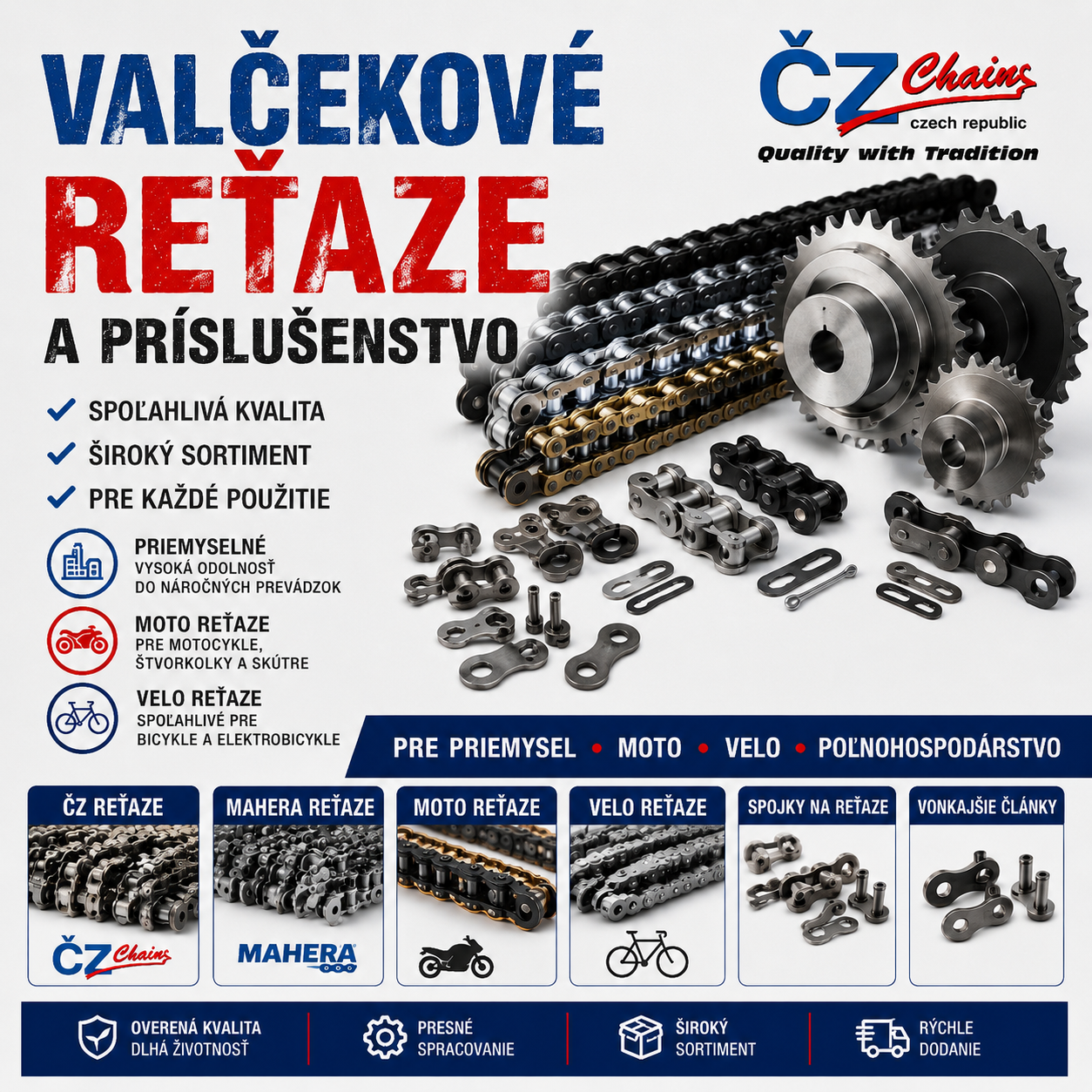 Valčekové reťaze