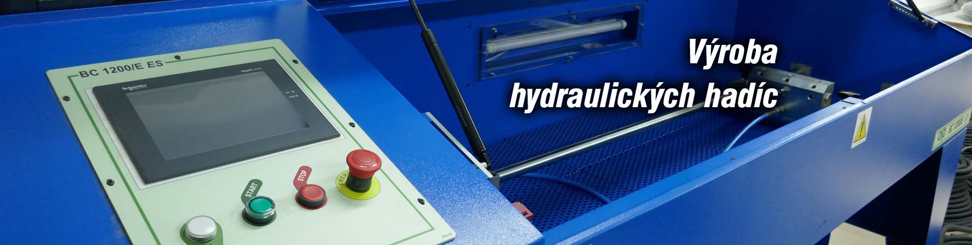 Výroba hydraulických hadíc Slide