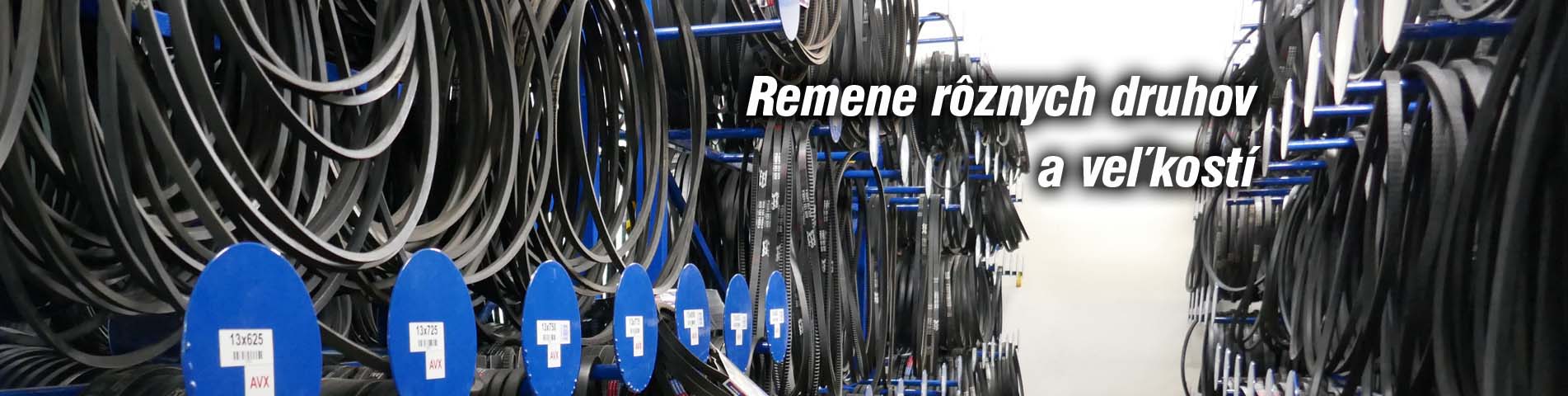 Remene rôznych druhov a veľkostí Slider 2