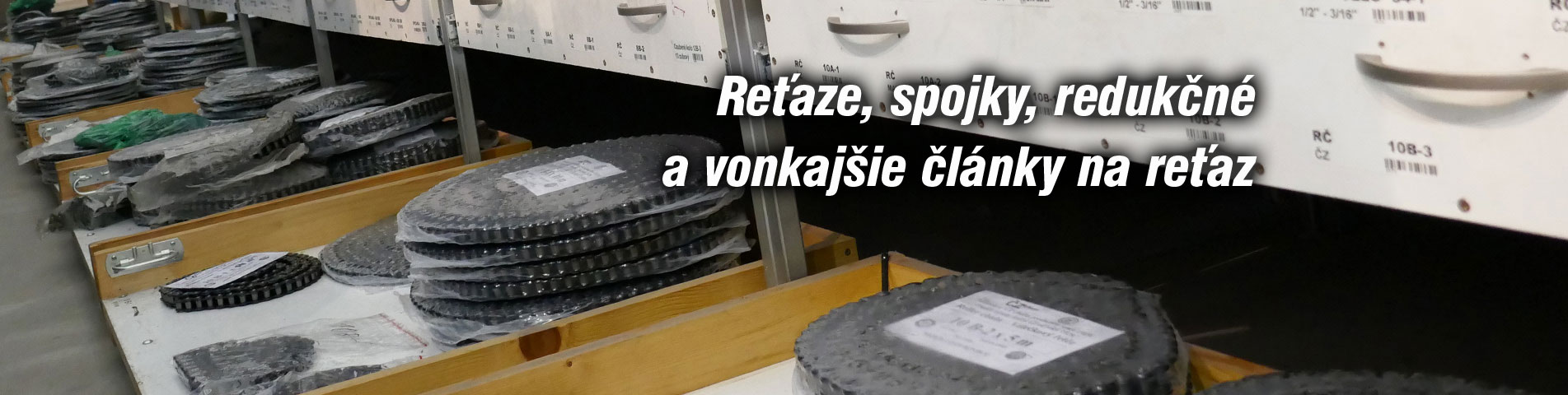 Reťaze, spojky, redukčné a vonkajšie články na reťaz